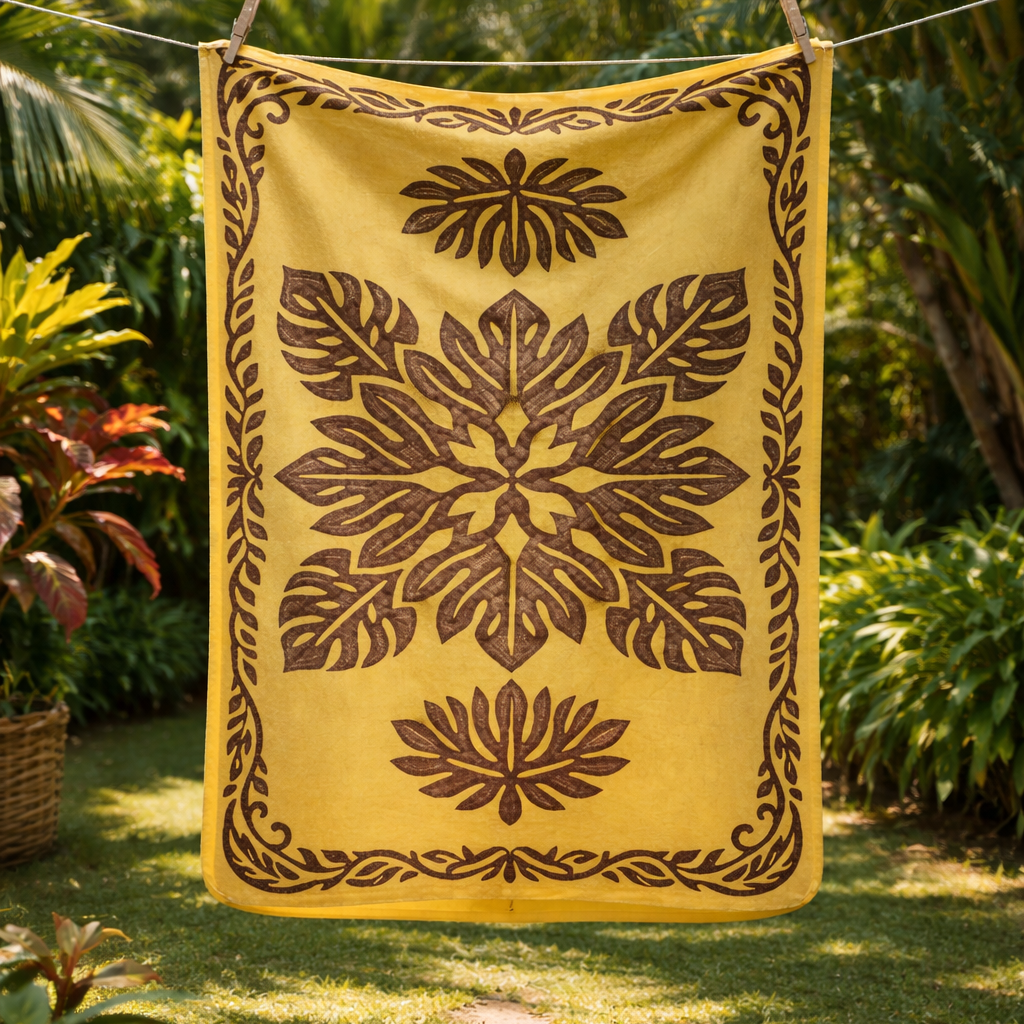 Wrapped in island heritage - Lanikai Mustard